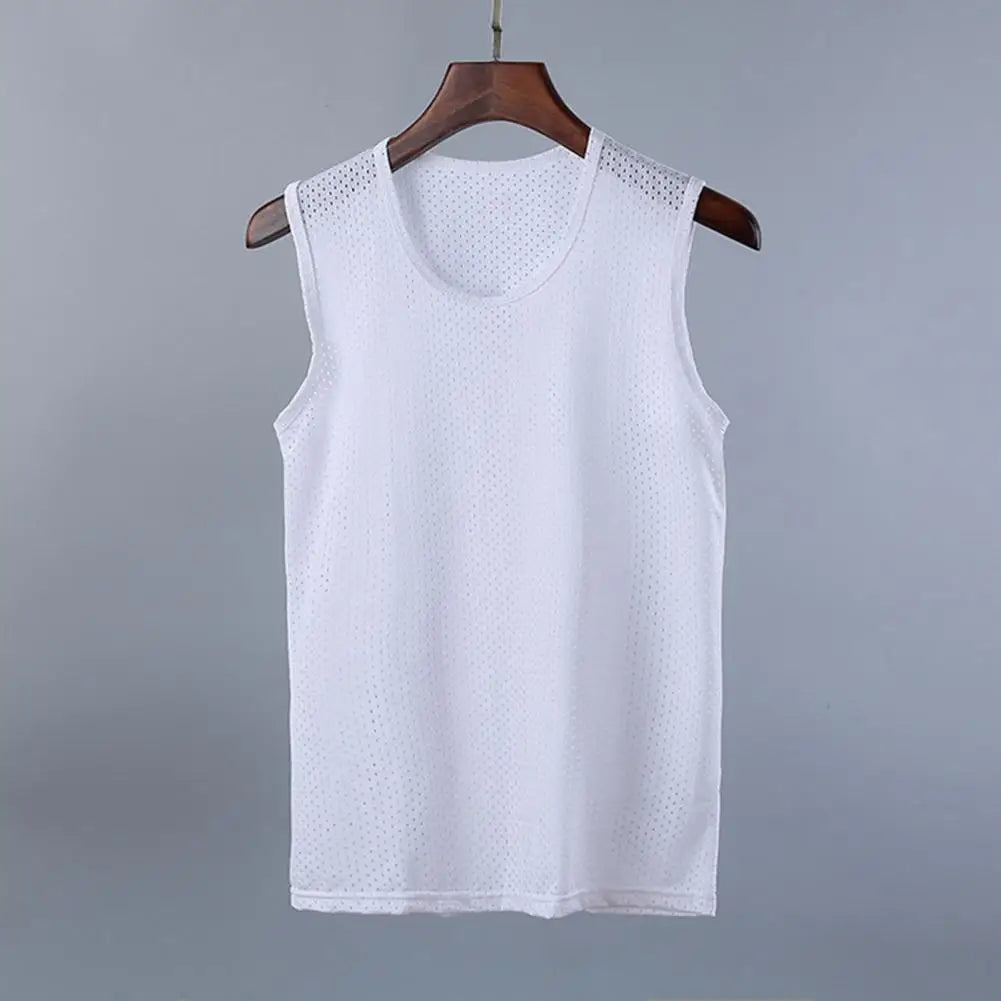 Men's knitted tank top