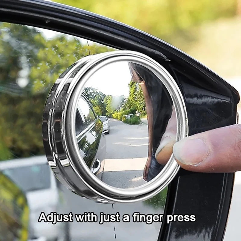 Auxiliary convex rearview mirror for car