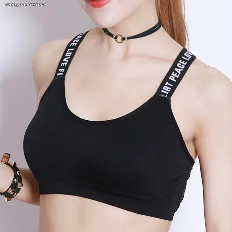 Push-Up Women's Fitness Top with Cup