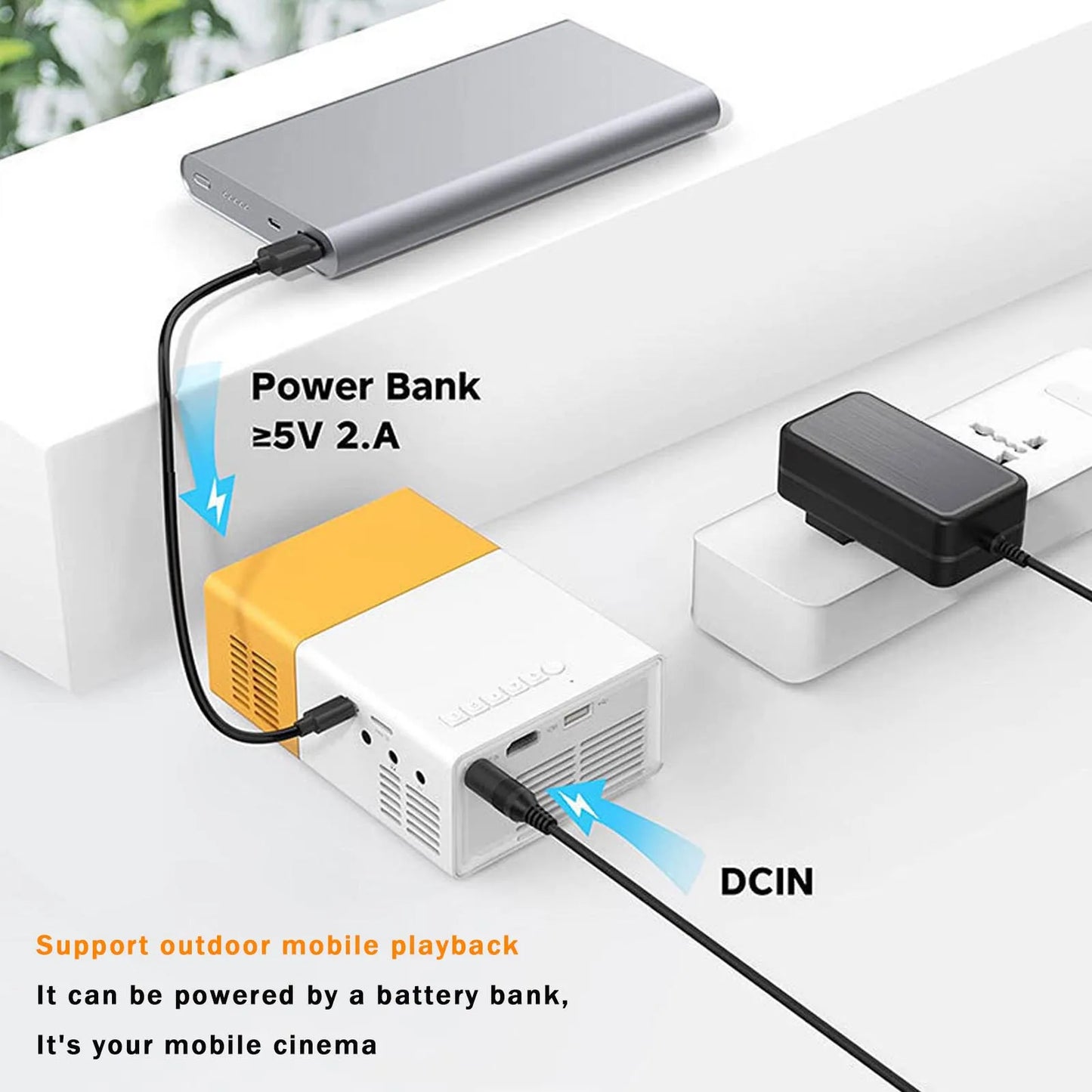 Compact HD Projector 3000 Lumens