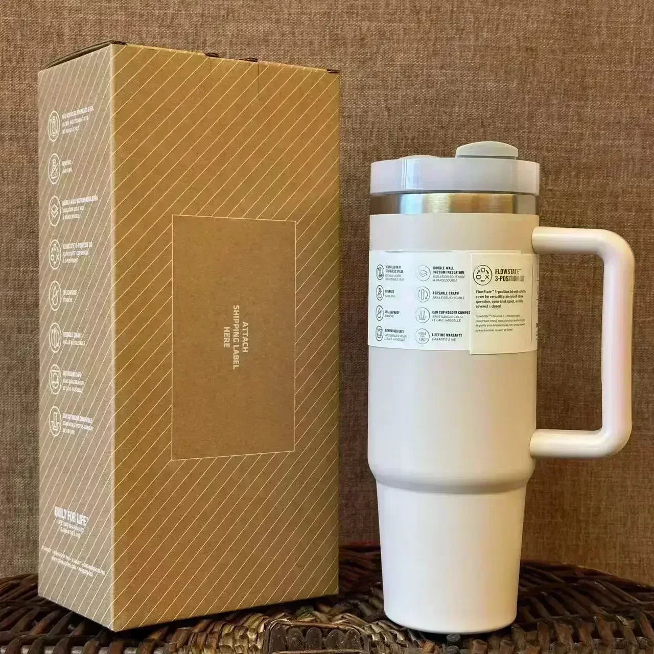 ThermaSip 40™ – Copo Térmico Inteligente da FlinkExpress