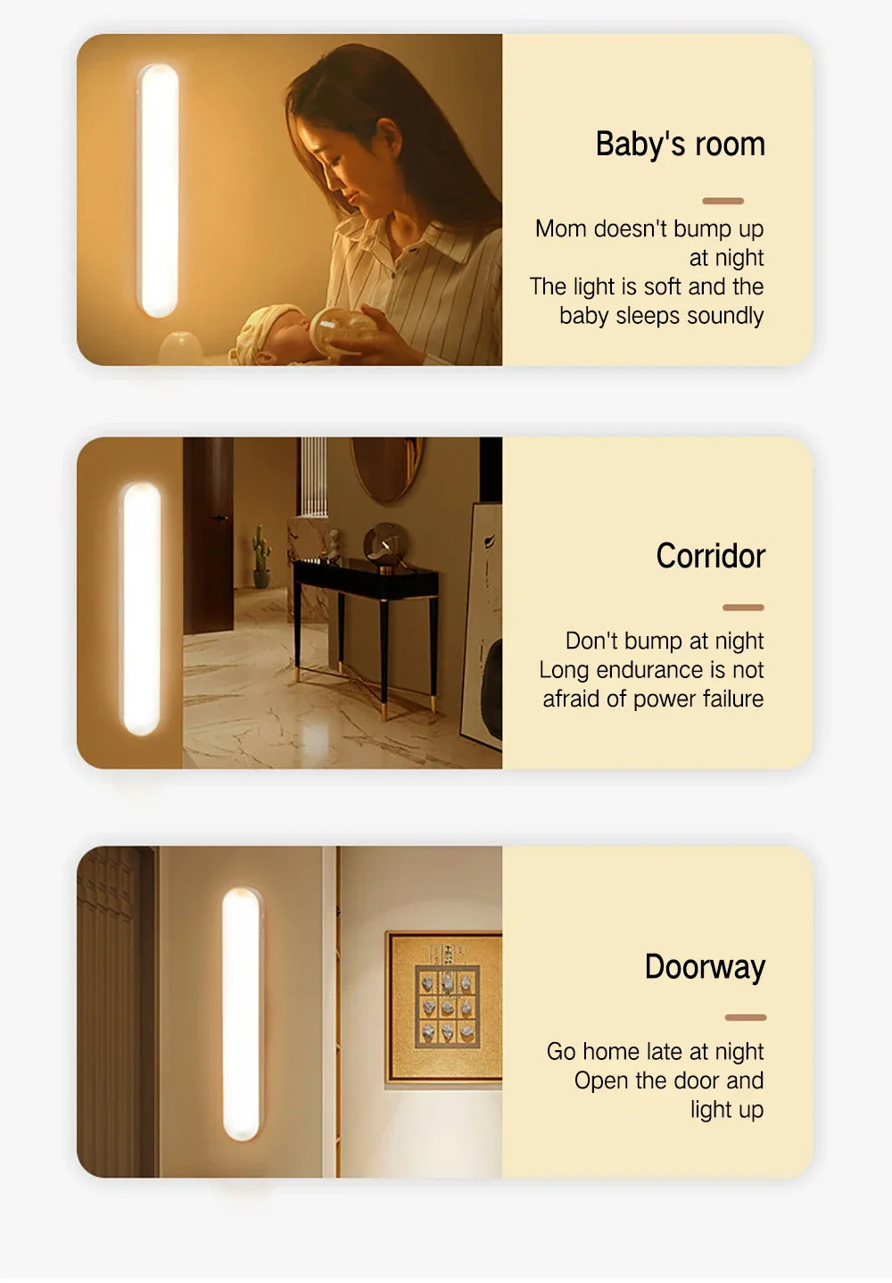 USB LED Night Light Desk Lamp