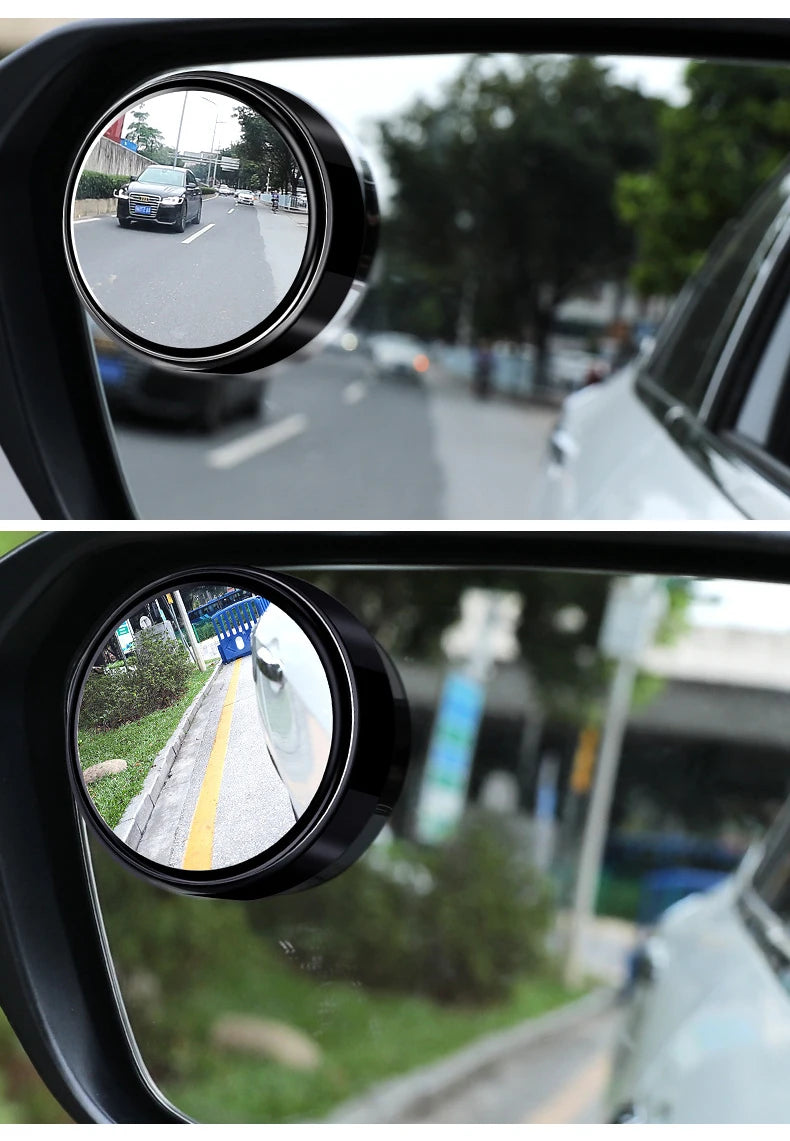 Auxiliary convex rearview mirror for car