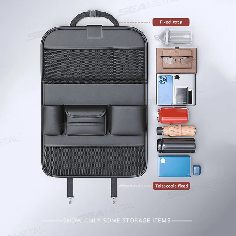 Car backseat storage bag