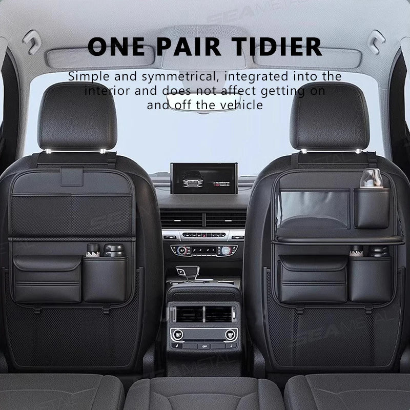 Car backseat storage bag