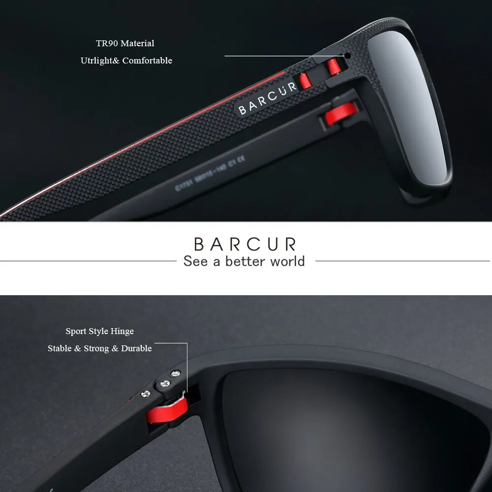 Lightweight Polarized Barcur Sunglasses