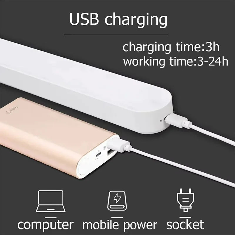 USB LED Night Light Desk Lamp
