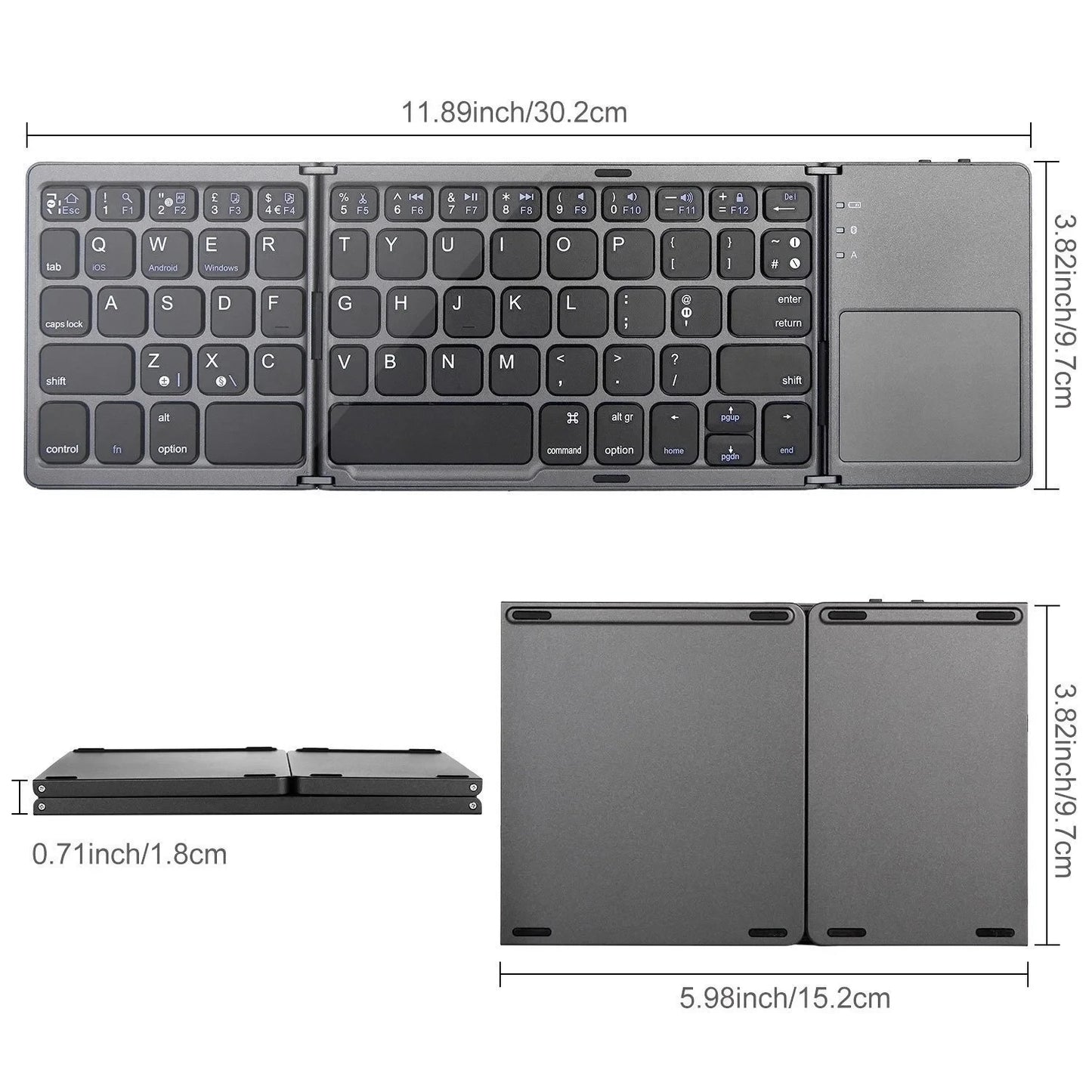 Wireless Foldable Keyboard