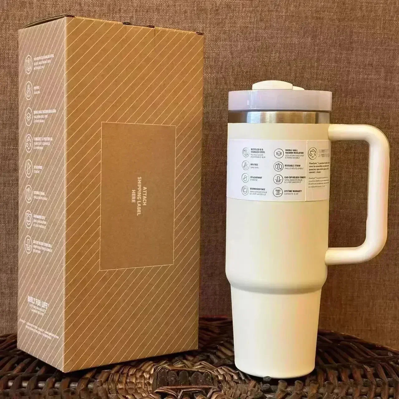 ThermaSip 40™ – Copo Térmico Inteligente da FlinkExpress